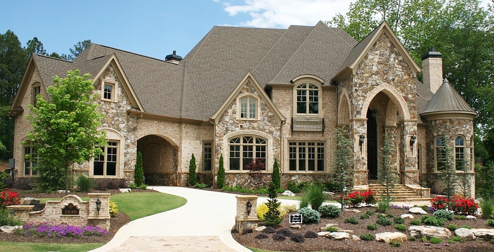 build Sprinkle capacity Luxury European Style Homes - Traditional - Exterior - Atlanta - by Alex  Custom Homes, LLC | Houzz