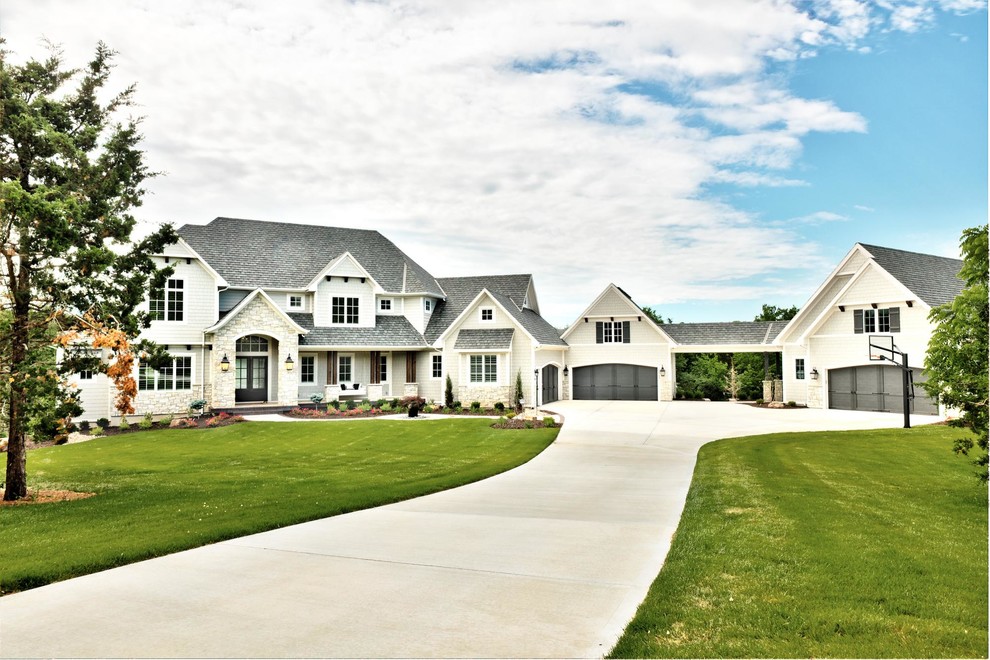 Luxury Farmhouse Custom Home Farmhouse Exterior Kansas City By