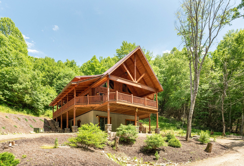 Luxury Rental Cabin in Virginia Rustic Exterior Other by Twin