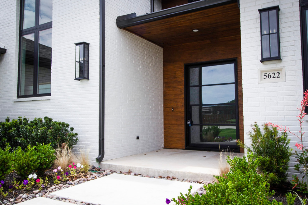 M2 Iron Doors DFW Pivot Low Profile Contemporary Exterior Dallas by M2 MetalsIron