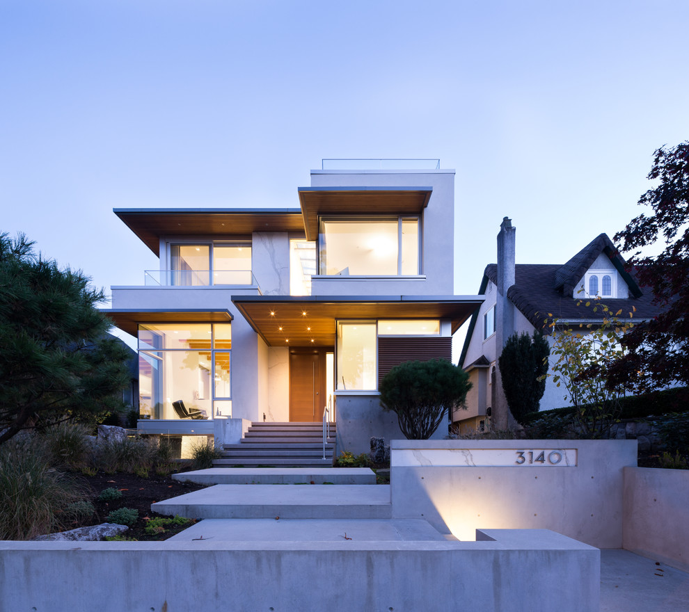 MacKenzie Heights Contemporain Façade Vancouver par Frits de
