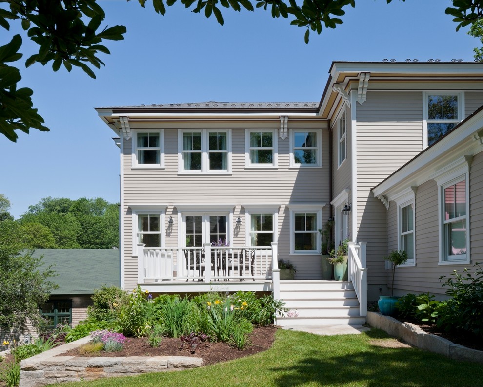 Maine Harborside Victorian Traditional Exterior Portland Maine