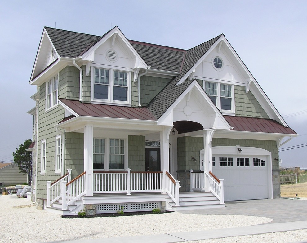 Manasquan Beach Cottage Beach Style Exterior New York by