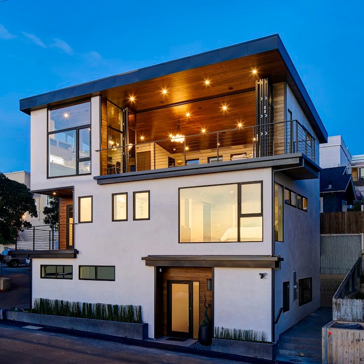 manhattan beach oceanview residence - modern - exterior