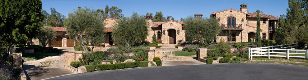 Photo of a mediterranean house exterior in Orange County.