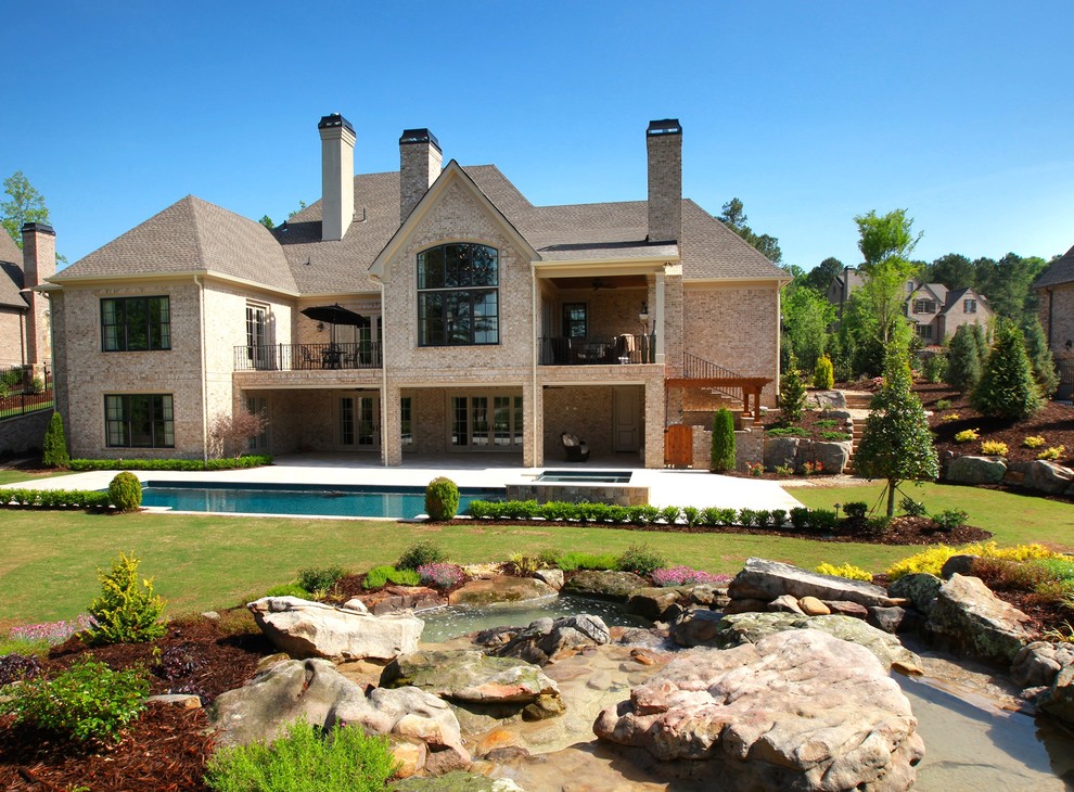 Manor Home 49 Traditional Exterior Atlanta by Santoro Signature