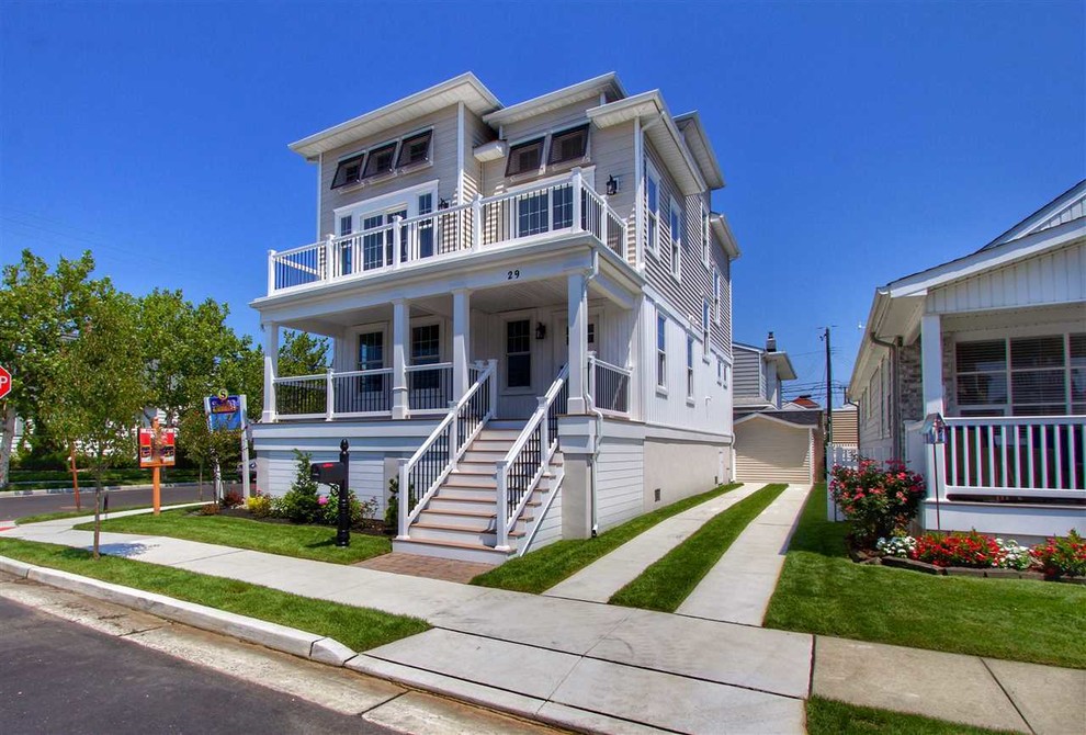 Margate, NJ Custom 2 1/2 StoryHuntington Beach Style Exterior