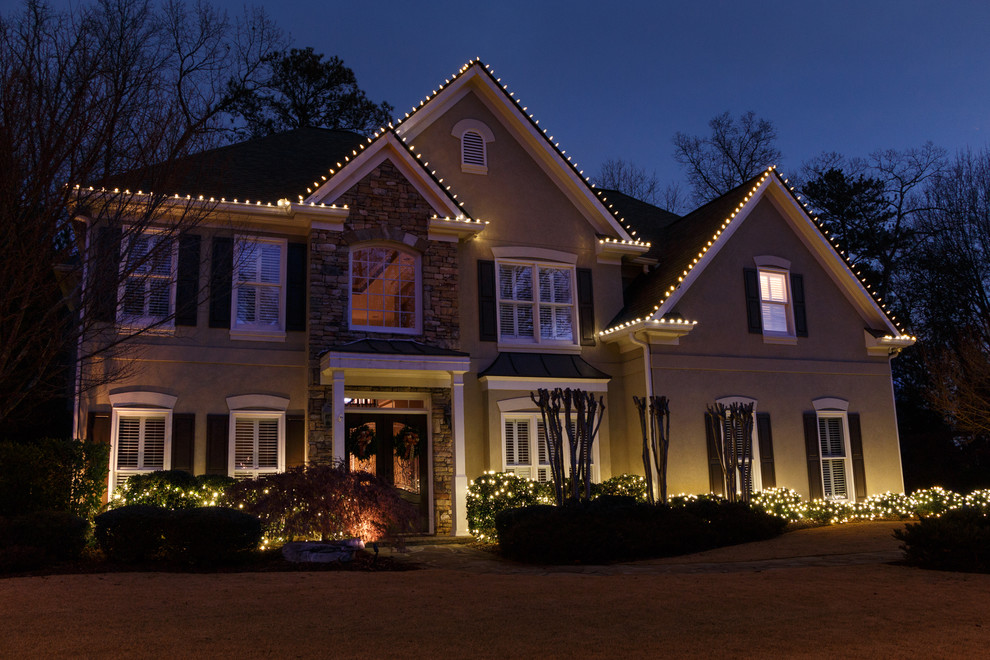 Marietta, GA Christmas Lighting Project Traditional Exterior