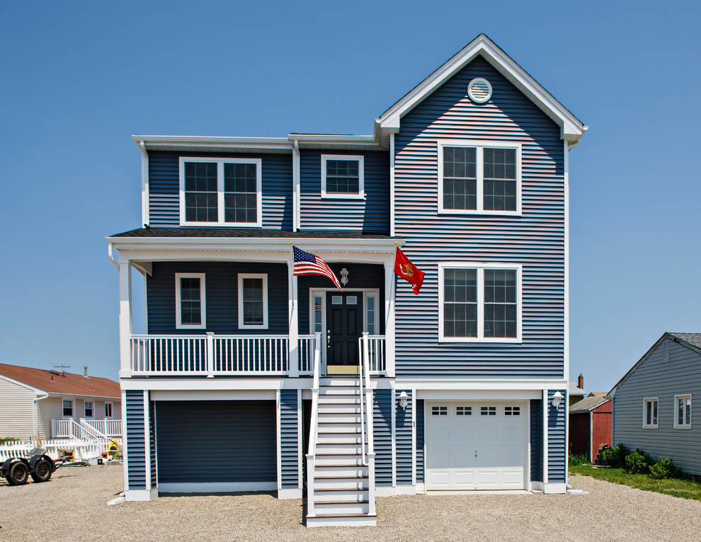 Mariner Model Beach Style Exterior New York by Walters Homes