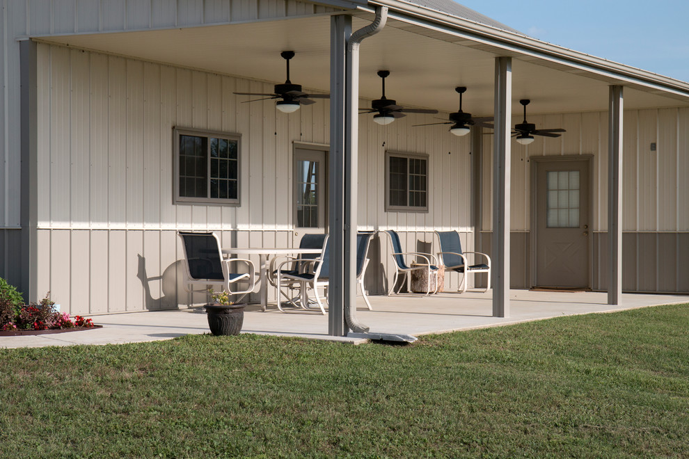 Marks Storage And Living Quarters Farmhouse Exterior Houston By Morton Buildings Inc Houzz