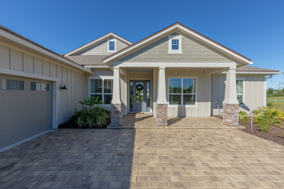 Markland Model Home, The Scottsdale Craftsman Exterior Jacksonville by CornerStone Homes