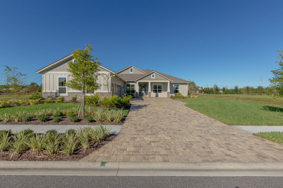 Markland Model Home, The Scottsdale Craftsman Exterior Jacksonville by CornerStone Homes