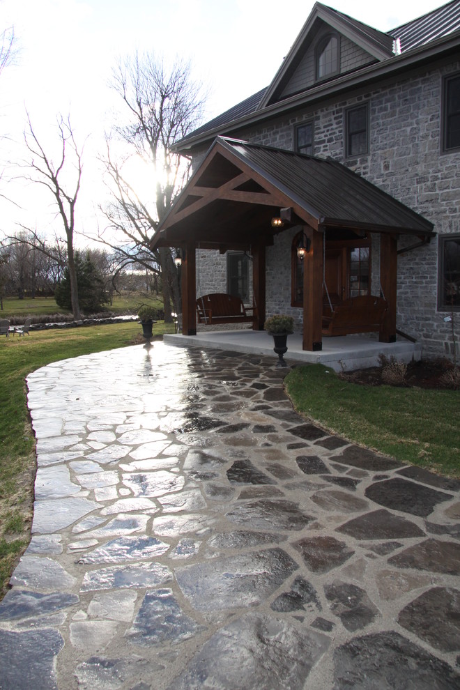Martintown Renovation 200 year old stone home Traditional Exterior Ottawa by Arrowhead Martintown Renovation 200 year old stone home Traditional Exterior Ottawa by Arrowhead
