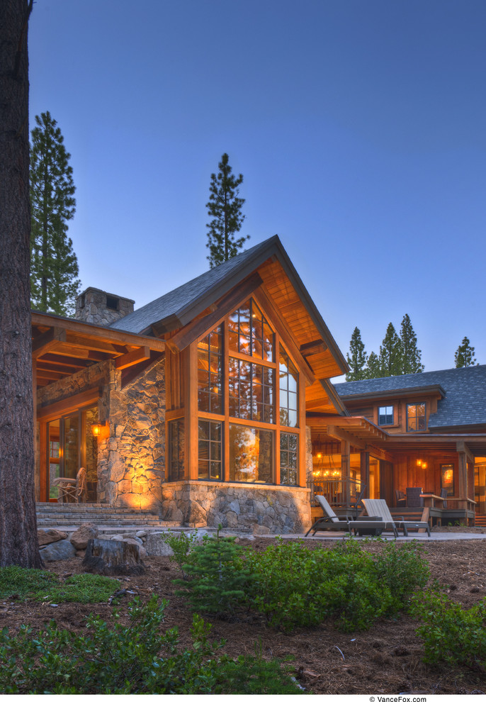 Martis Camp Lot 182 - Rustic - Exterior - Other - by Sarah Jones Design ...