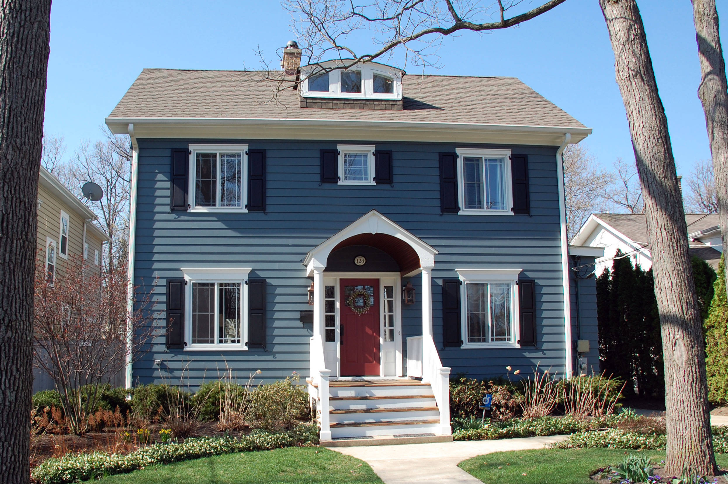 75 Blue House Exterior Ideas You'Ll Love - May, 2023 | Houzz