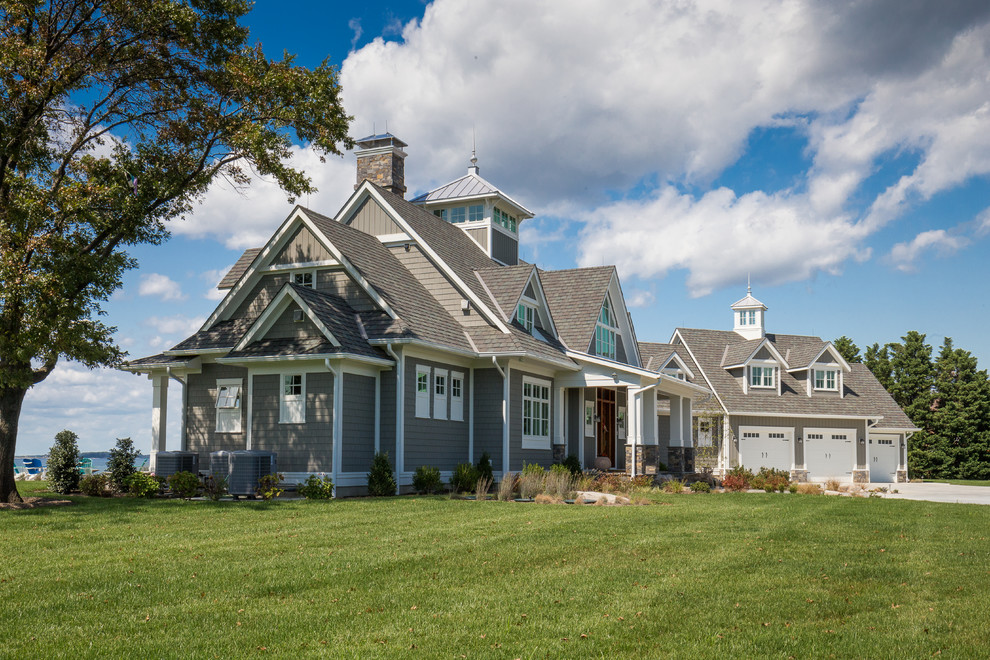 Maryland Waterfront Estate Beach Style Exterior Baltimore by