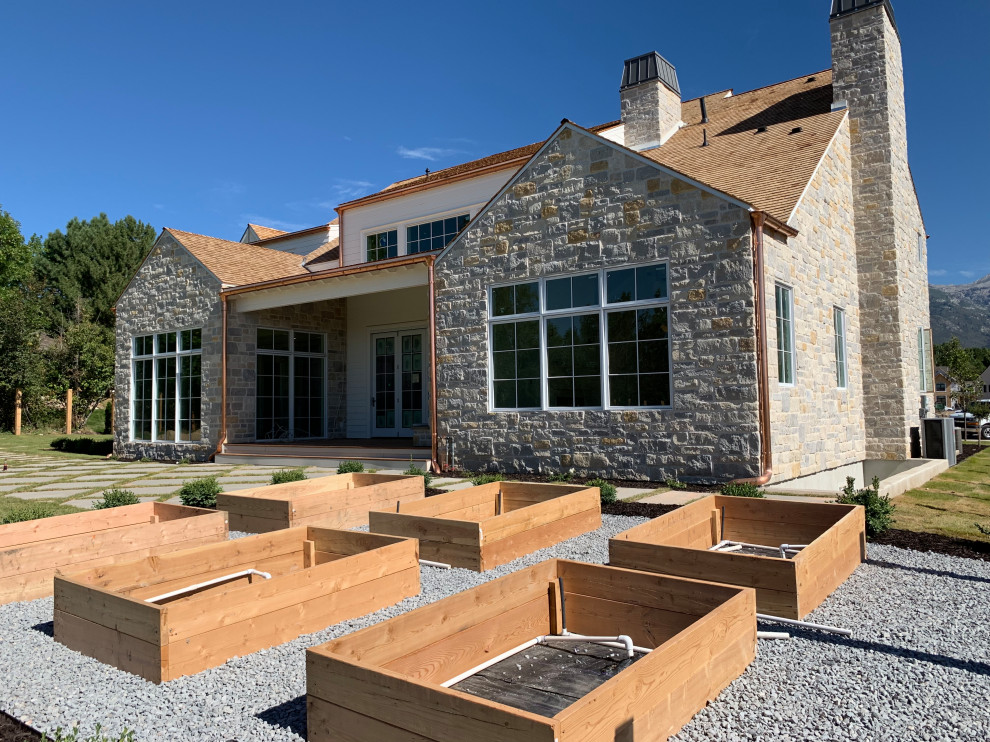 McGee Home Killowen Construction Transitional Exterior Salt