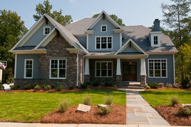 Example of a classic exterior home design in Raleigh