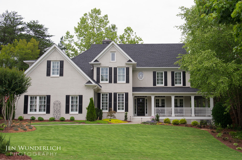 Inspiration for a timeless exterior home remodel in Atlanta