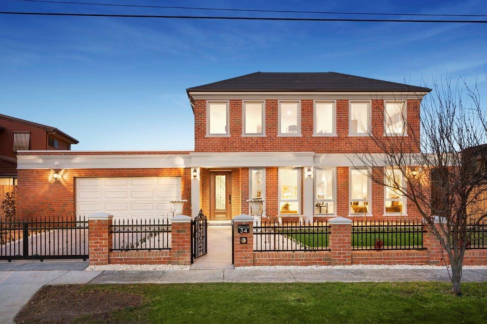 This is an example of a victorian house exterior in Melbourne.