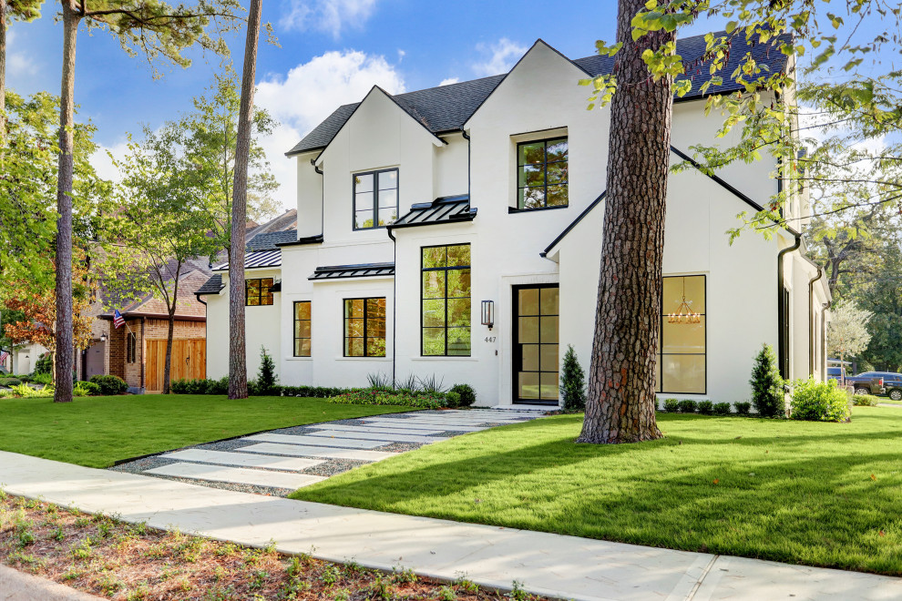 memorial residence Transitional Exterior Houston by Ava Custom