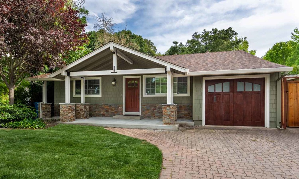 Menlo Park Custom Addition and Remodel Craftsman Exterior San