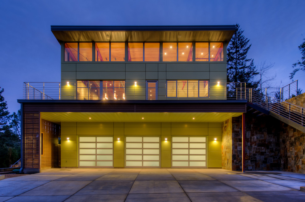 Metal Clad home Modern Exterior San Francisco by Treve Johnson