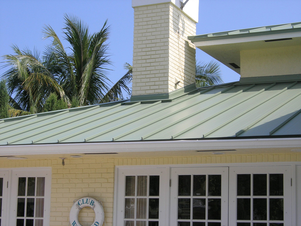 metal roof Contemporary Exterior Miami by Allied Roofing and Sheet Metal Houzz