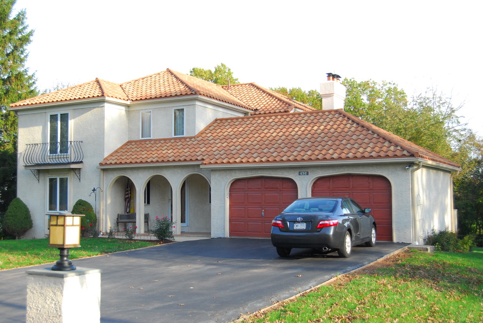 Example of a large tuscan garage design in Other