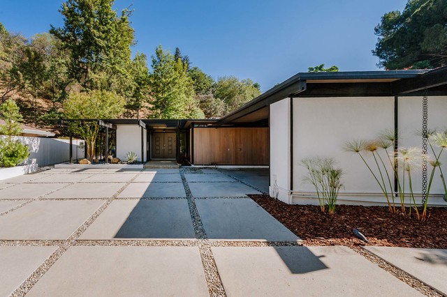 Mid-Century Post and Beam - Midcentury - Exterior - Los Angeles - by ...