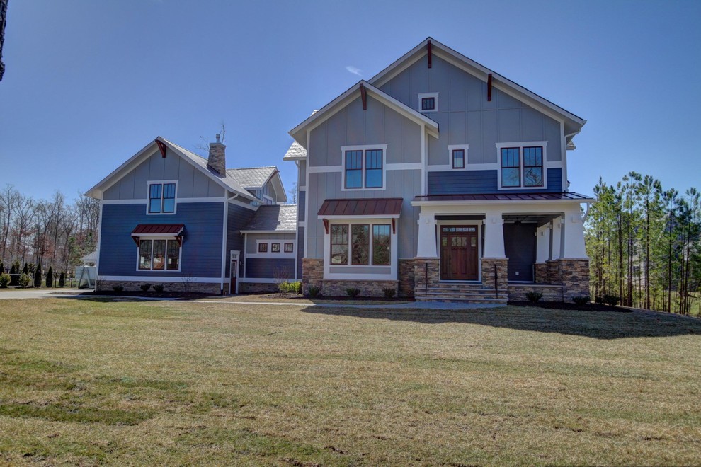 Midlothian Craftsman Style Home Craftsman Exterior