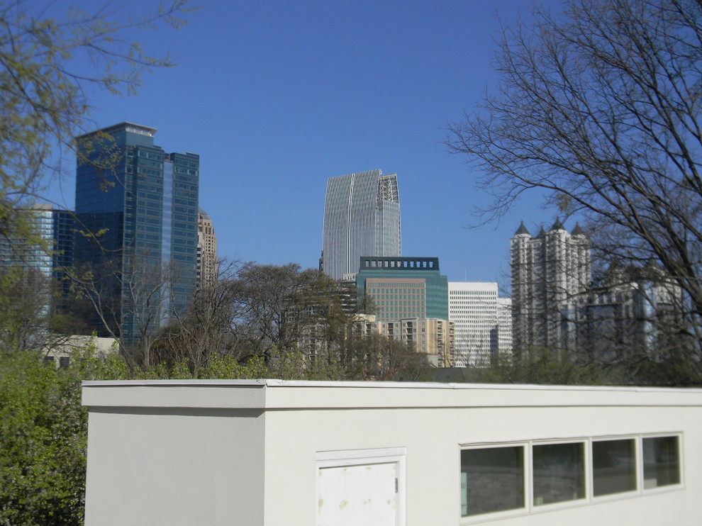 Midtown Green House - Modern - Exterior - Atlanta - by SawHorse Design ...
