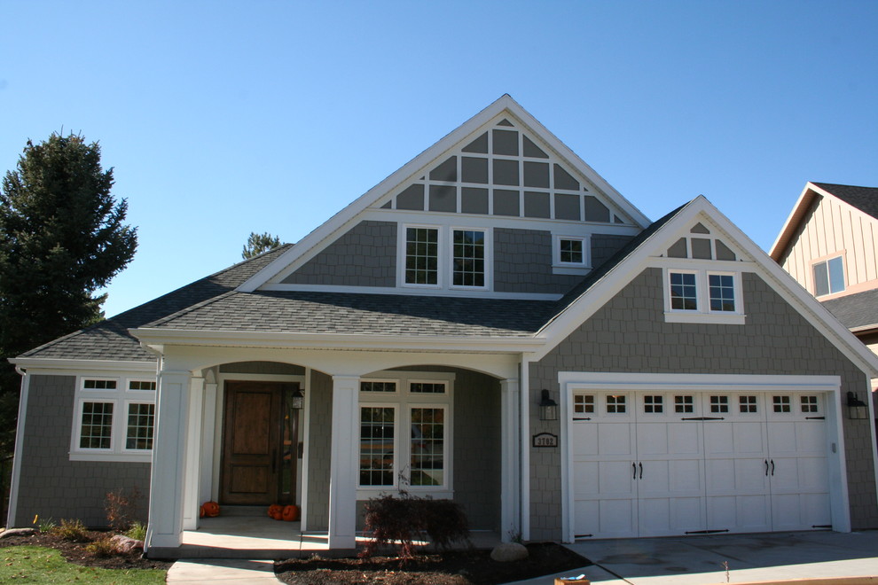 Example of a classic exterior home design in Salt Lake City