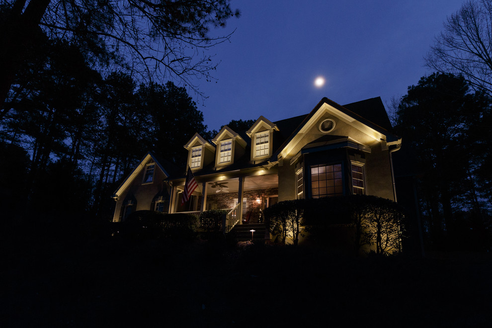 Milton, GA House and Backyard Project 2 Traditional Exterior