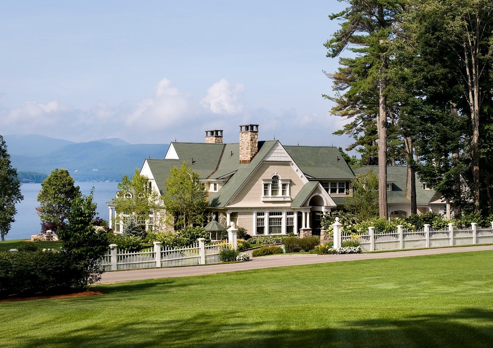 Mirror Lake Retreat Traditional Exterior Portland Maine by