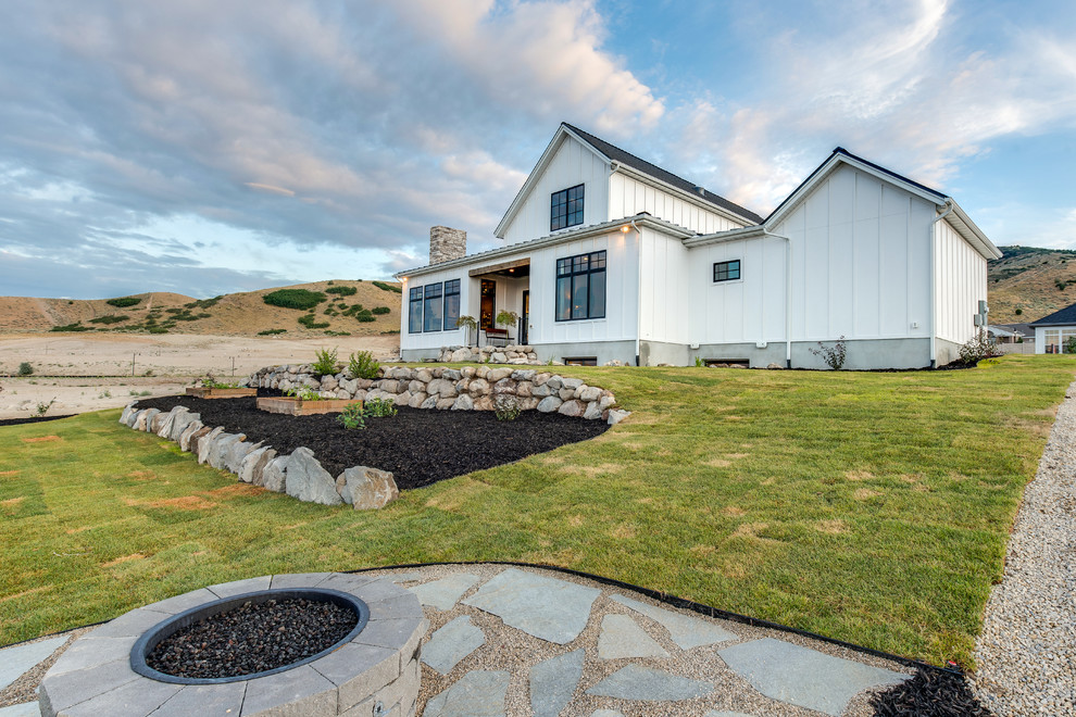 Model Home Herriman, Utah (31) Farmhouse Exterior Salt Lake City