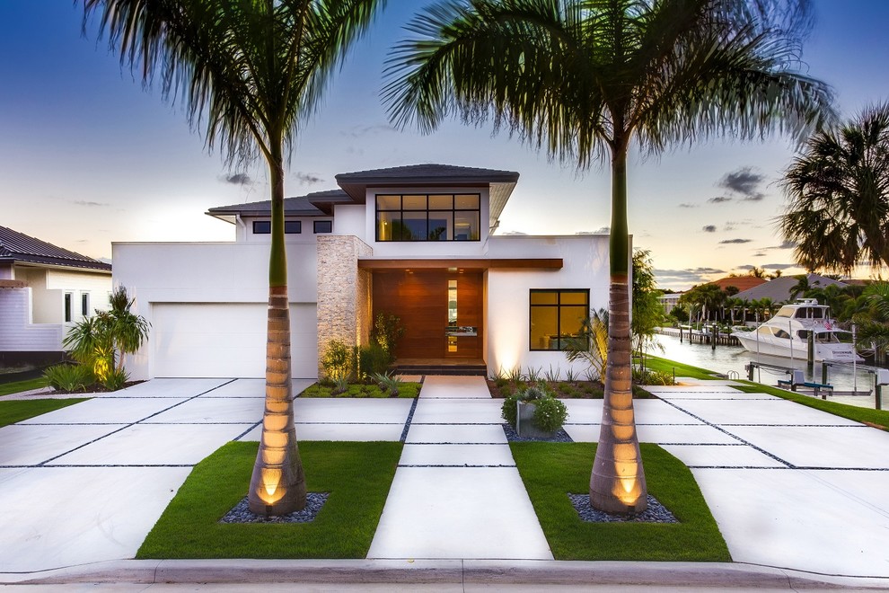 Modern Beach Bungalow Tropical Exterior Tampa by BW Saba Houzz