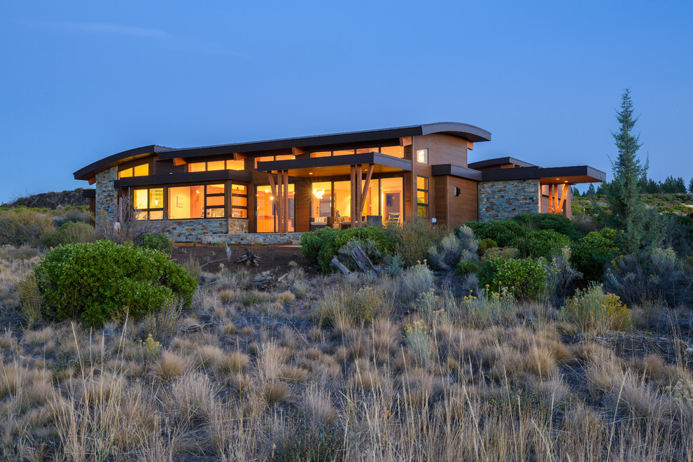 Modern Bend Oregon Home Contemporary Exterior Other by Karen