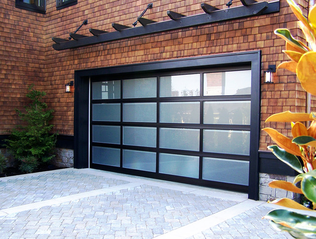 glass residential garage doors seattle