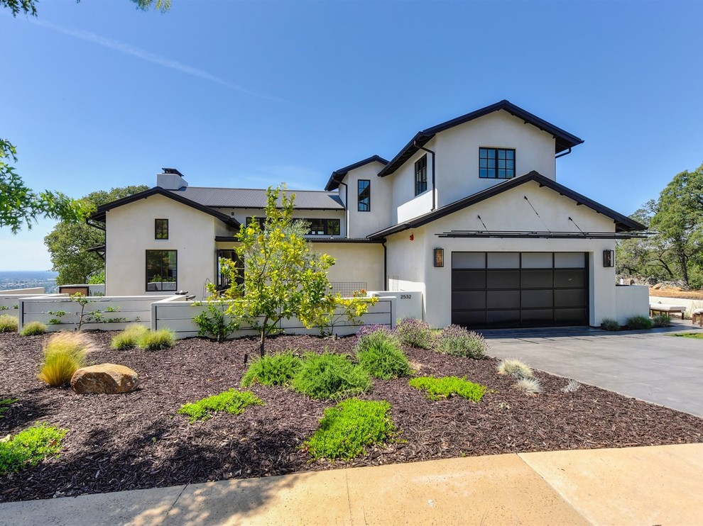 Modern Farmhouse Transitional Exterior Sacramento by Landmark
