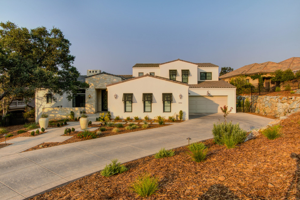 Modern Farmhouse - Mediterranean - Exterior - Sacramento - by Milestone ...