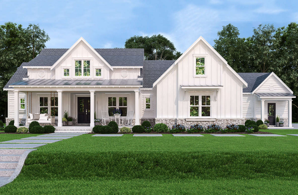 Modern Farmhouse Plan 419500032 Farmhouse Exterior Atlanta by