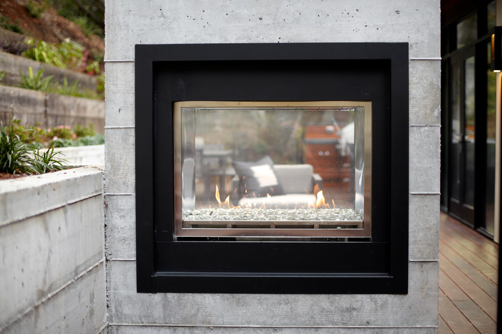 Modern Fireplace - Modern - Exterior - San Francisco - by Simmonds ...