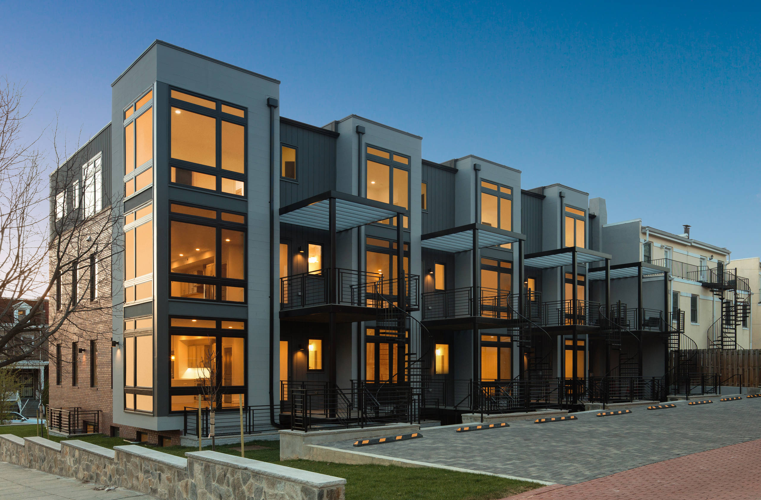 75 Beautiful Contemporary Townhouse Exterior Ideas & Designs - May 2023 |  Houzz Au