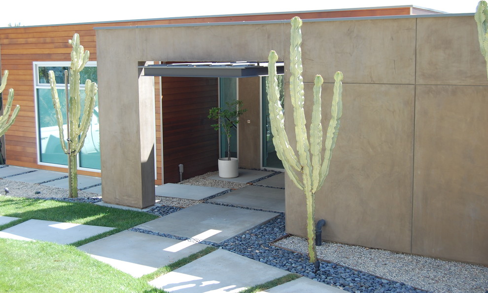 This is an example of a modern house exterior in Orange County.