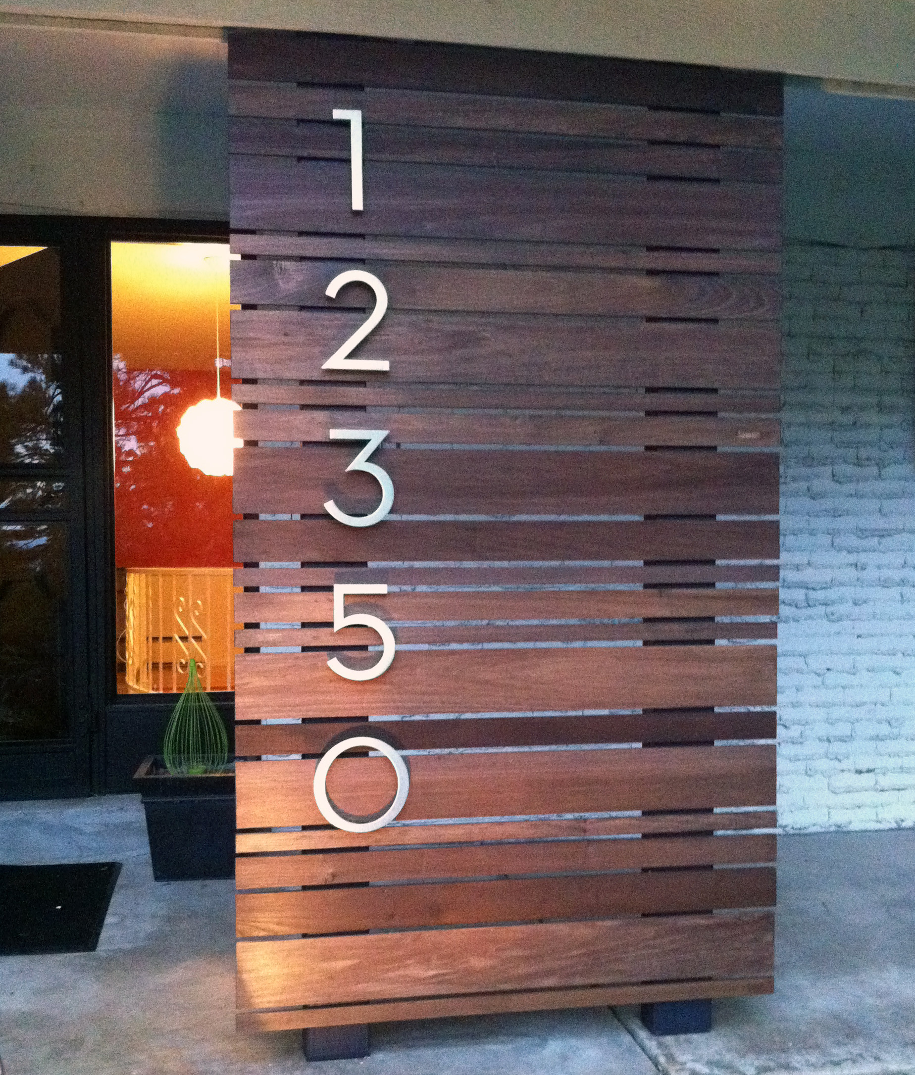 Modern House Numbers Customer Photo Exterior Phoenix By Houzz Modern House Numbers Customer Photo, Outdoor House Numbers Modern