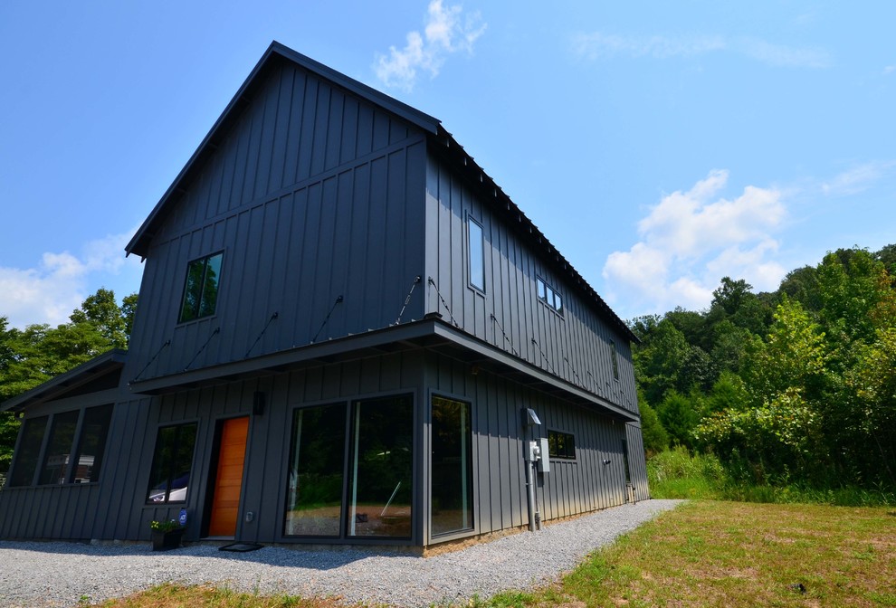 Modern Industrial Farmhouse Modern Exterior Nashville by Green