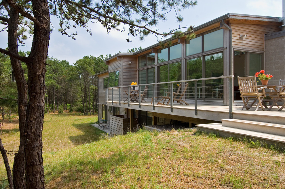 Modern Residence, Indian Neck Wellfleet Modern Exterior Boston