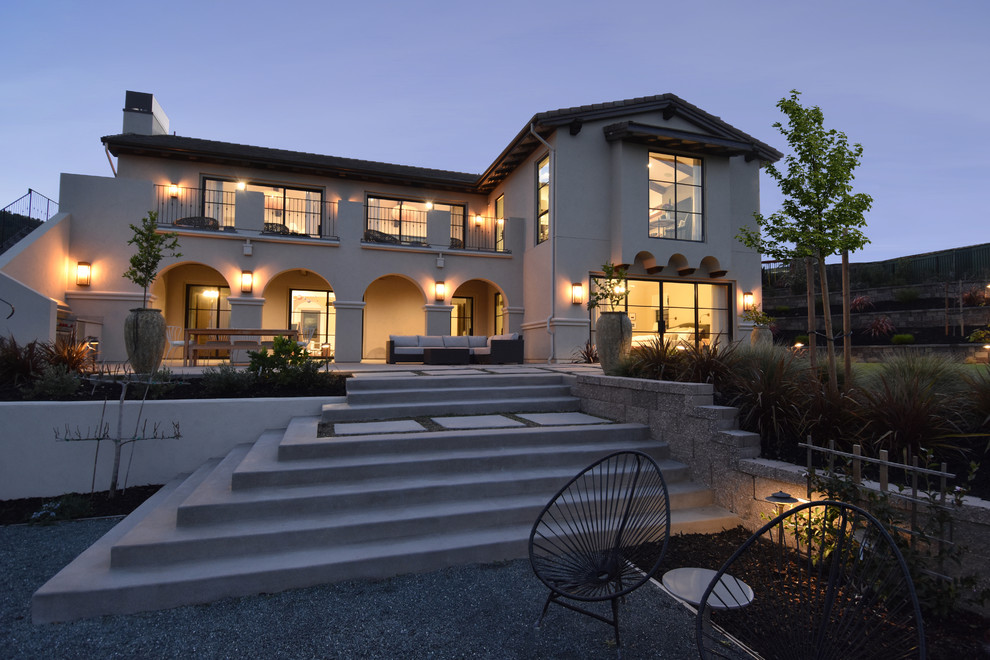 Modern Spanish Revival Mediterranean Exterior San Modern Spanish Revival Mediterranean Exterior San