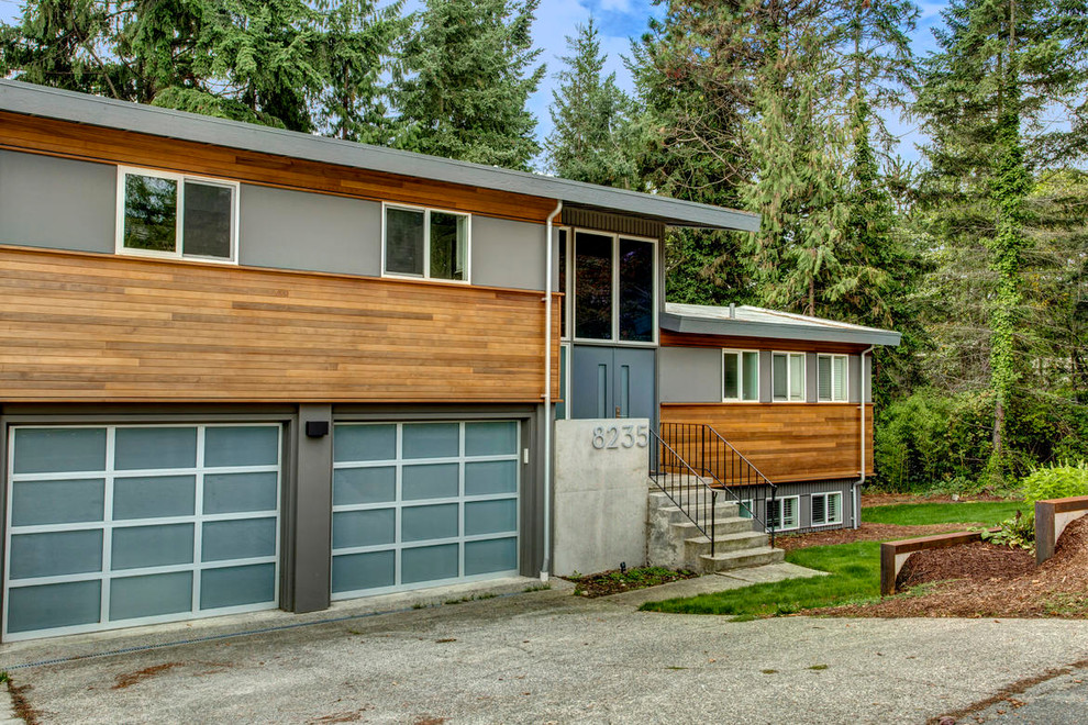 Modern Split - Modern - Exterior - Seattle - by Board & Vellum | Houzz